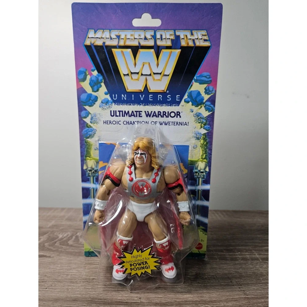 Mattel Masters of the WWE Universe Ultimate Warrior Action Figure MOTU NIB